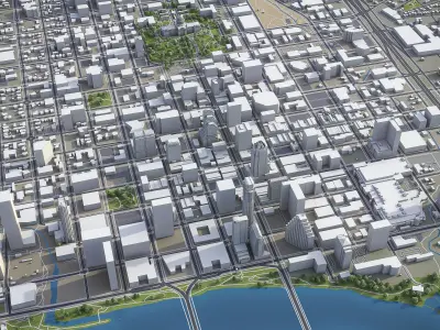 Greater Austin 3D Model Pack