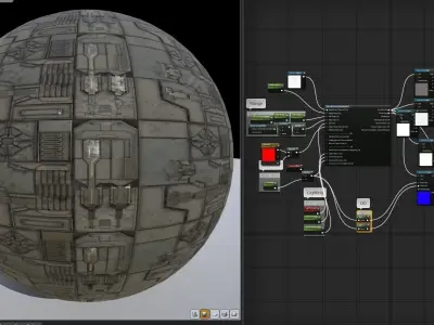 sci fi wall - pbr Texture