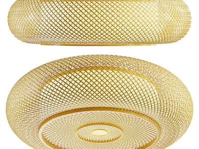 Aliexpress modern rattan chandelier 3D model purchase