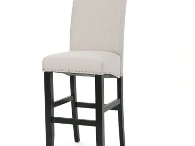 Lafountain Pub Bar Stool High Tall Chair 3D model