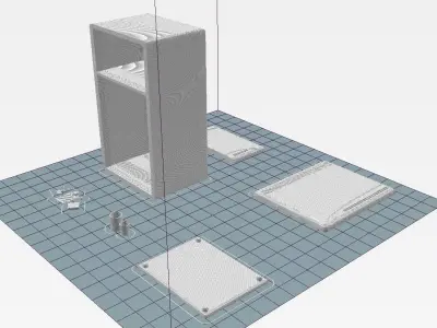3d print Doll Fridge 3D print model