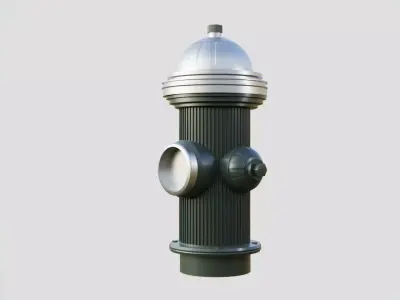 Fire Hydrant 6 NYC - Safety and Emergency Equipment 3D model