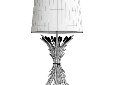 TABLE LAMP BONHEUR Low-poly 3D model