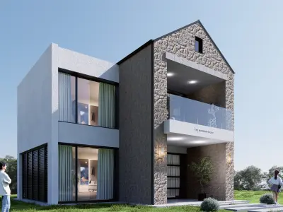 house Low-poly 3D model