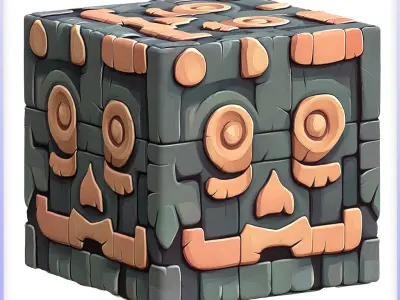  Stylized Wall Seamless Texture Texture 13