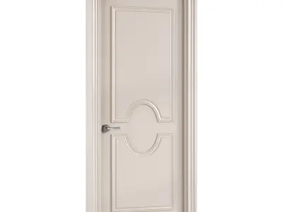 Modern entrance door 24 3D model