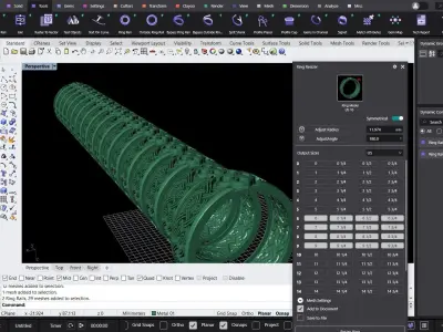 The mysterious gold ring Free 3D print model