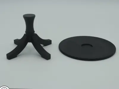 Oval shaped coffee table  3D print model