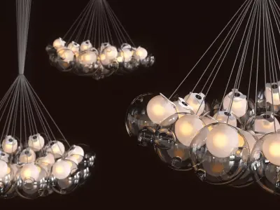 2819 Cluster 3D model