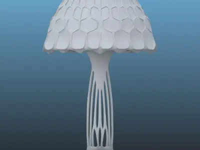 Modern Parametric Table Lamp PM-99 3D print model