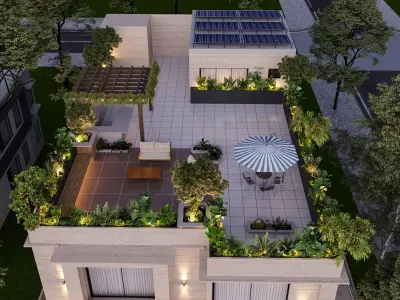 Terrace Garden 3D model