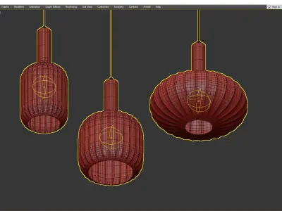 AMSTERDAM GLASS Low-poly 3D model