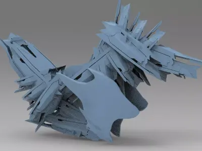 Cyberpunk subzero tail bike 5  3D model