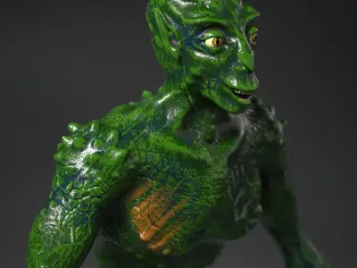 DRAGON Low-poly 3D model