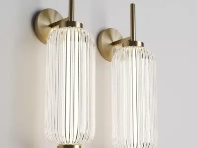 elma wall lamp Low-poly 3D model