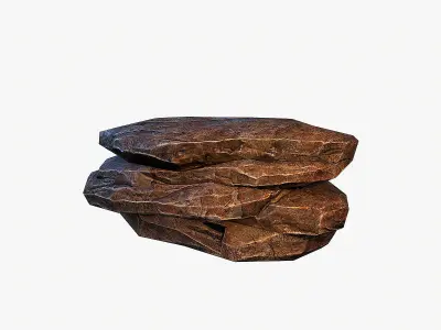 Big Stone 3  Low-poly 3D model