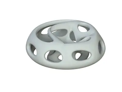 SciFi Cube Object No 66261 Low Poly Shape Low-poly 3D model