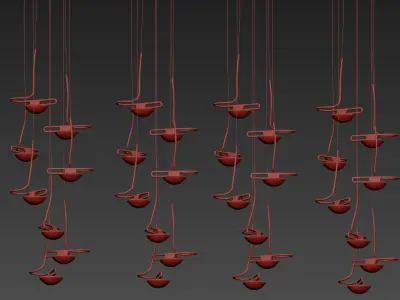 Catellani And Smith Jackie Chandelier 3D model