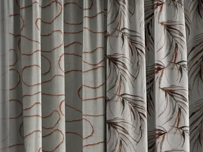 Curtain Set 14 3D model