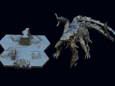 Mega kiaju from pacific rim 3D model