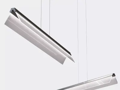 Tech Lighting Span Linear Suspension 3D model
