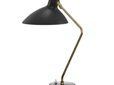 1950s Boris Lacroix Table Lamp 3D model