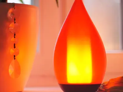 Flame - Lamp 3D print model