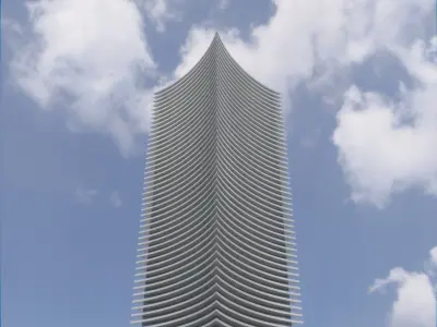 Parametric Building 1c4 3D model