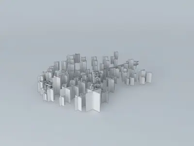 Wood Bridge Roma Street Parkland Free 3D model