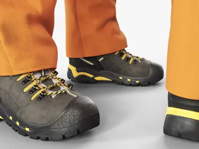  Protective Winter Work Suit Orange 