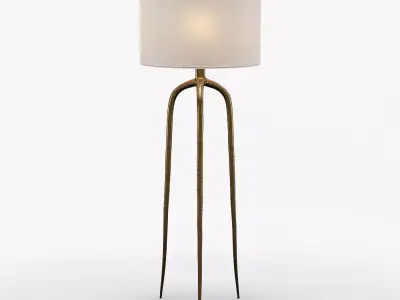 Uttermost Wish Bone Floor Lamp 3D model