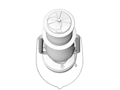 oil lamp 3D model