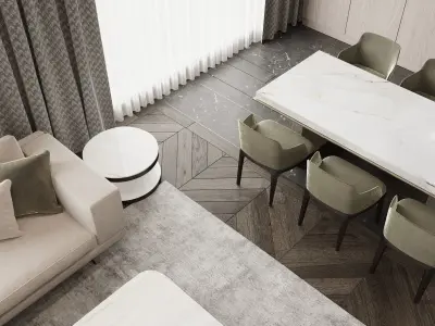 apartment interior scenes        3D model buy