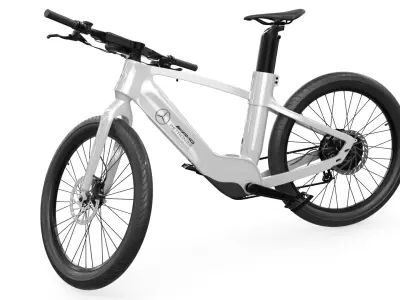  Mercedes AMG Electric Commuter Bicycle Rigged for Maya 