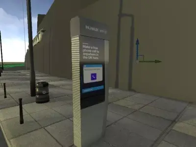 london low poly assests Collection 7 models 3D Model Pack