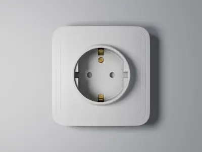 Realistic OutletType 3 3D model