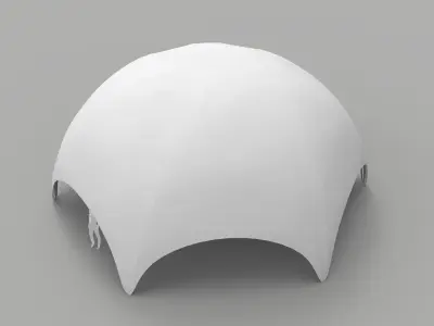 Hexadome and Crossover Tents 3D model