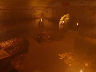Nubian tomb 3D model