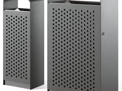 Litter bin and litter bin for dog waste Prax by mmcite 3D model