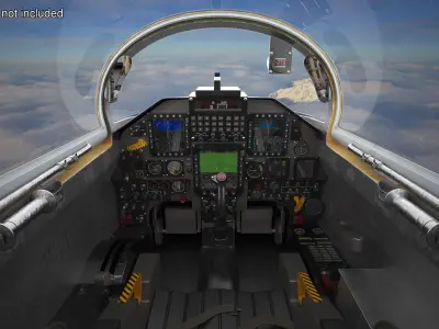  Iranian HESA Saeqeh Fighter Aircraft Rigged 