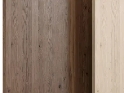 Oak Knotty wood 3 with 3 materials Texture