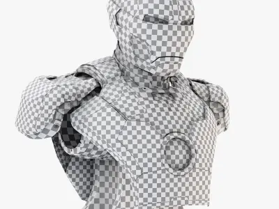 Iron Man mark 42 bust 3D model