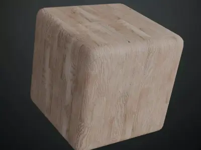 Natural Light Oak Parquet Floor PBR Seamless Texture