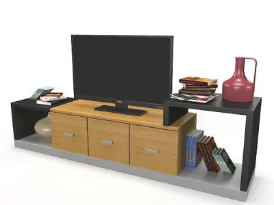 TV Stand Free 3D model