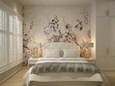 Europe Style Bedroom 3D model