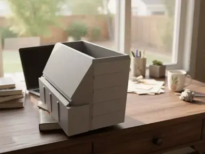 Cyber-Crate Desk Command Unit 3D print model