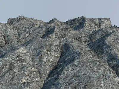 Mountainous Terrain 8 3D model