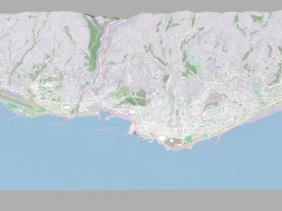 Cityscape Trabzon Turkey 3D model