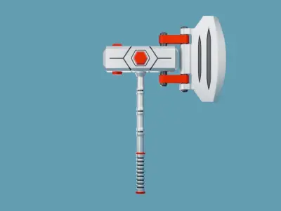 Sci Fi Hammer 03 3D print model