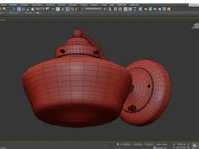 ROSE CITY FITTER ARCHED SCONCE Low-poly 3D model